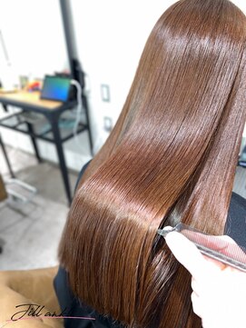 ジル アンク(Jill ankh) 《姫路　Jillankh》ダブルカラー　ベージュ　赤み消し　艶髪