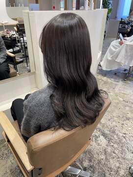 ユッカ 梅田(YUCCA) 【YUCCA】大人可愛い/ロング/ lavender greige