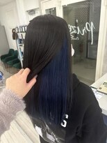プライズ 表参道原宿店(prize) ブルーインナーカラー