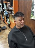 ツイスト×フェードカット