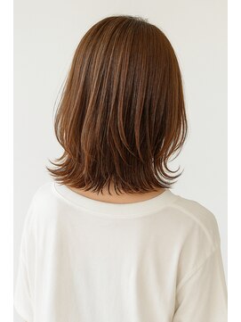 美容室 十和 どテッパン外ハネミディ　30代／40代