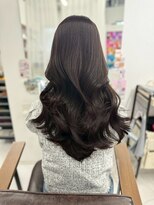 ハピネス クローバー 学園前店(Happiness CLOVER)&nbsp;レイヤーロング　艶髪　グレージュカラー