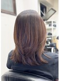 #レイヤーカット #ミディアムレイヤー #顔周りレイヤー