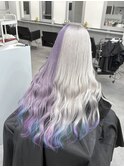 ホワイトカラー×パープルカラー×エンドカラー