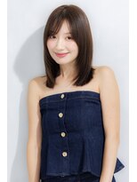 キーコ 大宮(Keyco)&nbsp;ミディアムレイヤー　顔周りレイヤー　ストレート