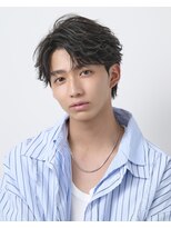 ネクスト 渋谷(NEXT) MEN’S HAIR/ブルーブラック/フェザーパーマ/渋谷