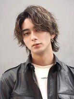 アンサー 渋谷(ANSWER)&nbsp;渋谷波巻きスパイラルパーマシャドウパーマメンズセンターパート