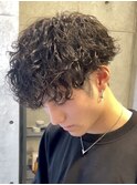 スパイラルパーマ　プードルパーマ　波巻きスパイラル