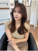 韓国くびれヘア／流れるお顔周り【自由が丘】