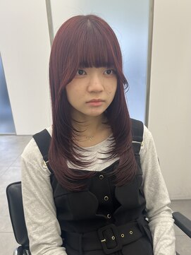 ゴウトゥデイシェアサロン 町田店(GO TODAY SHAiRE SALON) ピンクブラウン×レイヤー【町田】