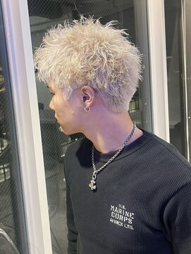 ネクストメンズ 表参道(NEXT men's) MEN’S HAIR/サーフカール/刈り上げセンターパート/渋谷