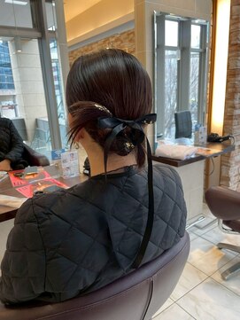 ルページ 千葉(lpage) 髪質改善/顔周りレイヤーカット/グレージュ[千葉/千葉駅]