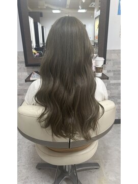 #ロング＃イルミナカラー＃マットカラー＃ツヤ感