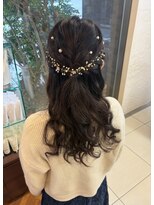 ファーレンピュアスウィート(fahren-pure-suite) party style ハーフアップ