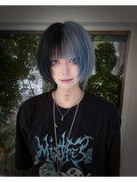 キイ 原宿 表参道(K.e.y)&nbsp;デザインカラー/ツートンカラー/ペールブルー