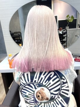 フォート(FORT) ケアブリーチダブルカラー　ホワイトカラー　エンドカラー