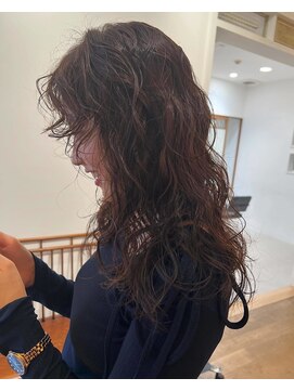 パール(PearL) 【PearL】ウェーブパーマ/髪質改善/ヘッドスパ/コテ巻きパーマ