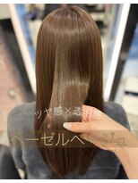 アピッシュ ギンザ(apish ginza) 【ツヤ感カラー】ヘーゼルベージュ