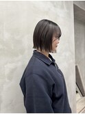 切りっぱなしボブ