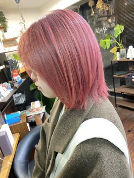 ヘアスタジオハレ(hair studio HALE) 艶感たっぷりのフラミンゴカラー☆