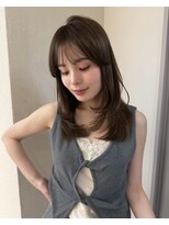 ノイ 銀座(noi) 顔周りレイヤーカットべージュカラーくびれレイヤーカット