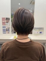 イマージュ 志免店(image)&nbsp;ふんわり丸みシルエットのレイヤーショートボブ
