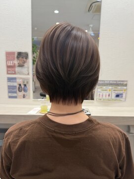 イマージュ 志免店(image) ふんわり丸みシルエットのレイヤーショートボブ