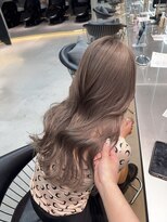 ロンドミラー 博多店(Lond Mirror) 韓国風小顔ロングレイヤーカット/ハイトーン透明感カラー/博多