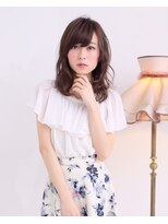 ヘアーズ ベリー 高槻店(hairs BERRY)&nbsp;ミディアム_エッジショートくびれセミディ♪