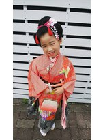 ハナココ 水戸店(hana Coco) 七五三 ヘアセット 日本髪 崩れない 7歳 茨城 水戸 大工町