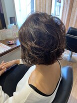 矢島美容室 荻窪店&nbsp;50,60代のボリュームパーマ★エレガントなミセスボブで簡単に