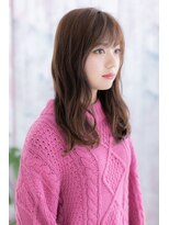 ミック ヘアアンドビューティー 大山店(miq Hair&Beauty) 毛先カールで女子力UP!くせ毛風カーリーココアブラウンa