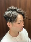 ツーブロックツイストスパイラルパーマ