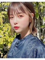 バイフィフス 原宿/表参道(by fifth)&nbsp;イヤリングカラー／外はねボブ/インナーカラー