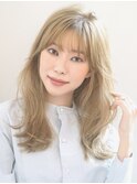 【emu井上信洋】メルティカラーベージュゆるくびれヘア/20代30代