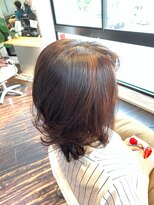 アトリエアルシュ(atelier ARCHE) ヘナ染めしてる髪を明るくするハイライト