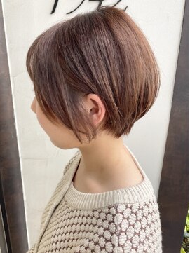 ニット 銀座(knit) 《knit銀座》大人可愛い20代30代40代ショートボブ丸み前下がり