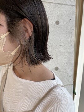 アルターリアン(aL ter LieN) 【インナーカラー】ぱつっとボブ　齊藤容史