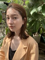 サン 白金台(SUN)&nbsp;【おしゃれ女子】クールナチュラル切りっぱなしミディアムヘア☆