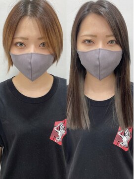 ベック(BECK) エクステ/グレー/インナーカラー/藤沢