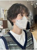 《無造作パーマ》