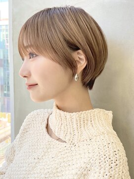 ソーコ 渋谷(SOCO) 大人ショートボブ丸みショートマッシュショートカット前髪あり