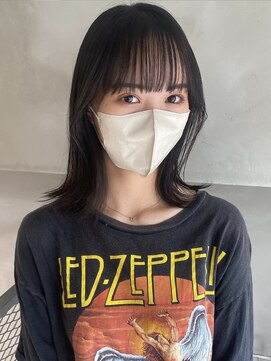 ローウェ 愛知豊橋(Louwe) 髪質改善トリートメント透明感ベージュカラーボブヘアセット豊橋