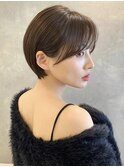 大人ショート ショートボブ 大人ガーリーショートボブ A716