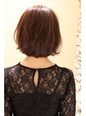 【30代40代50代】大人可愛いボブスタイル　ニュアンスパーマ