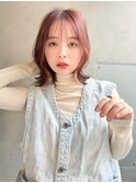 【ROJITHA原宿表参道】外はねミディ×ピンクベージュ
