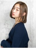 透け感ボブ