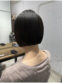 切りっぱなしボブ