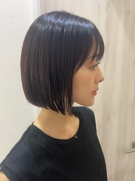 フルール(Fleur) 恵比寿 大人ヘア ボブ ワンレン 暗髪 韓国風