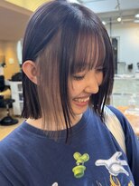 ヘアメイク シンズ ヤシマ(Hair Make SHIN'S YASHIMA) 切りっぱなしボブインナー